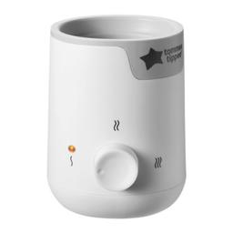 The Tommee Tippee Easi-Warm Electric Bottle Warmer allows you to warm your baby’s feed to the perfect temperature in as little as 4 minutes*.

Equipped with a one-dial operation and three settings, you can choose to warm from fridge temperature, room temperature or to keep baby’s food warm, helping you Parent On. Compatible with a wide range of branded baby bottles, you can warm your baby’s feeds from birth and throughout their weaning journey.

The Easi-Warm warmer will automatically work out the optimum warming time based on the setting you choose and the starting temperature of the bottle. Gradual, gentle warming helps to preserve the goodness and vital nutrients in your baby’s feed and gets it to a comfortable body temperature that feels natural to baby. It also helps to prevent hot spots that could burn your baby’s mouth.

Once the warm is complete, simply remove the bottle from the warmer and avoid touching the water inside. *Warming times depend upon capacity and starting temp.