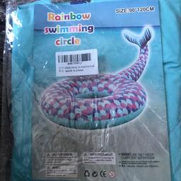 Mermaid tail swimming ring
Brand new great for holidays or garden pool size 90x120cm
Collection only No Holding No Returns check out my other items