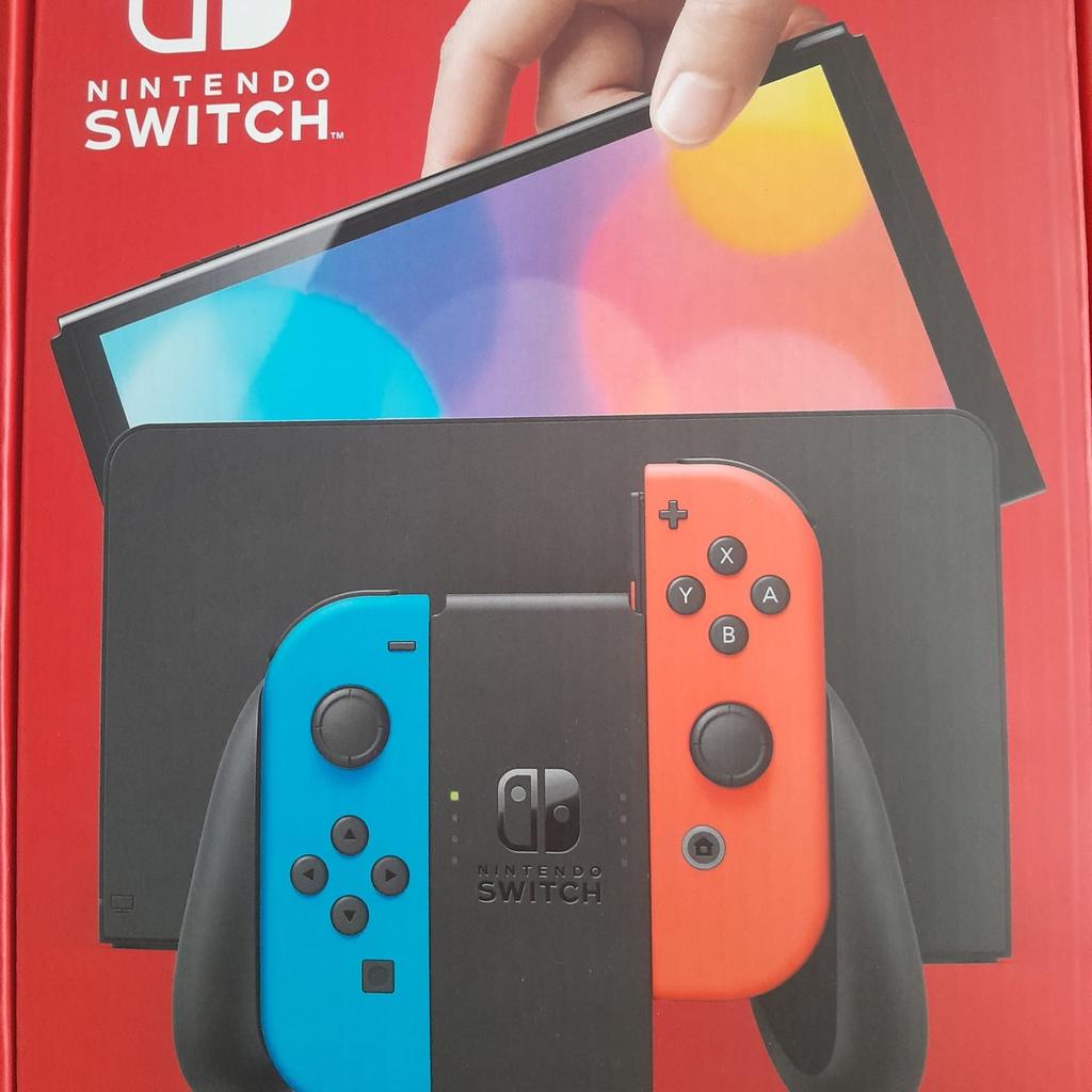 Nintendo switch oled neon 64GB (red/blue) 4 games, memory card and a carry case for sale.
Used once to set up but not my thing.

Orignial box includes-
Nintendo switch
Charger
Tv connector
Joy con grip
Dock with LAN port
Adjustable stand
Memory card 256GB

Games-
Donkey kong country tropical freeze
Crash bandicoot N. Sane trilogy
Spyro reignited trilogy
Need for speed hot pursuit remastered

Looking for £350 Collection only ls14