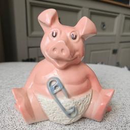 natwest piggy bank with original stopper from 1980 this is the baby one called woody