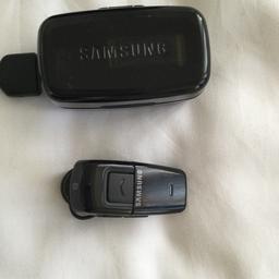 Samsung earphones/ Bluetooth earpiece with case & charger