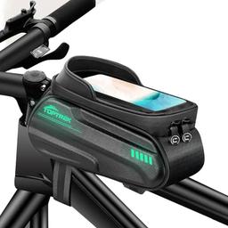 Neue TPU Fahrradtasche Rahmen vorne Oberrohr Fahrradtasche wasserdicht 6,6 Zoll Handytasche Touchscreen Tasche