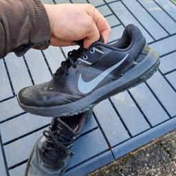 Nike running shoes used for PE indoors. Still plenty of use left.