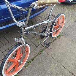 midschool freestyler summer time is coming so would make a great little run around bike or have for parts the tyres are brand new the seat is mint and the skyways have know brake pad marks bike is worth it just for them parts alone may deliver depending on your location  07877669059
