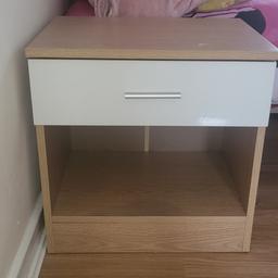 bedside cabinet, 
little scuff ,overall in very good condition