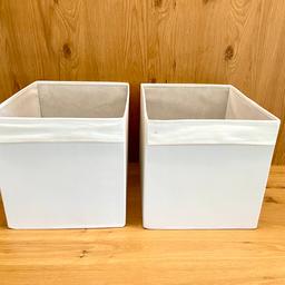 2x Ikea Kallax Boxen in Weiß 
5€ für beide