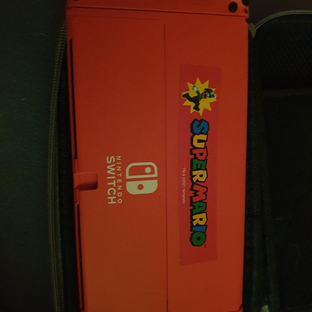Nintendo Switch OLED (Mario Addition)
Like new, has always had a screen protector. It comes with the original box and a Mario case along with all accessories.