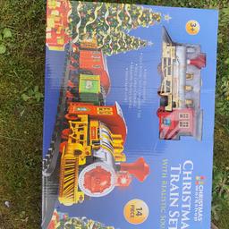 This train set was bought from Webbs Garden Centre, box has been torn but it hasn't been used.