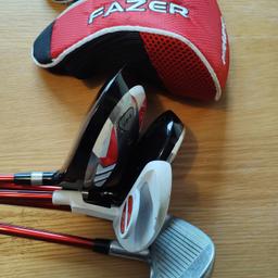 Junior Golf Club Set - Putter, Driver, Wedge, 7 Iron, Wood

Nice condition grips, shafts. Slight marking on heads as would be expected.

Grab a bargain. Collection from Stone, Staffordshire (ST15 Postcode). Thanks :)
