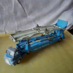 corgi big Bedford unit and carrimore car transporter played with condition can post at cost or collection from sedgley Dudley. no offers.        no offers 