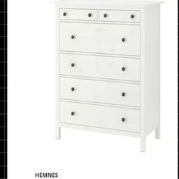 Chest of drawers white IKEA Hemnes