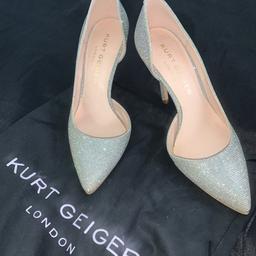 Kurt Geiger silver court heels
Worn a few times
excellent condition
Original price- £150