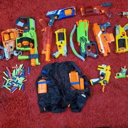 Various Nerf Guns & foam bullets costing hundreds of £££s in total.
Can be sold indivudually or as a set.
Feel free to make reasonable offers. Can be collected or posted.