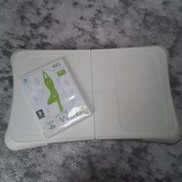 Wii fit board and game. Excellent condition.