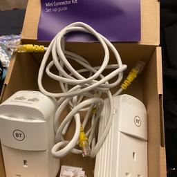 BT mini connector kit.
New in box.

Used to send a signal from the TV to the broadband box, instead of using Ethernet cables.

RRP: £65