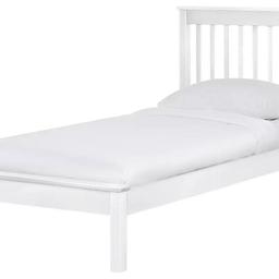 Habitat Aspley Single Wooden Bed Frame - White

Mattress not included

💥ExDisplay. Flat packed💥

Part of the Aspley collection.
Wooden frame.
Base with wooden slats.
No storage.
Size W101, L203, H102cm.
22cm clearance between floor and underside of bed.
Weight 20.6kg.
Total maximum user weight 110kg

💥Check our other items💥