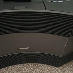 Bose acoustic waves.
Usual quality sound .
CD/ AM/FM
With remote 
All fully functional.