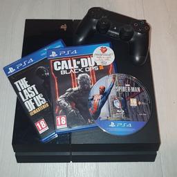 Ps4 500GB, 3 Games, & 1 Controller
In Great Working Order!
No Wires - Can be purchased from eBay for £7.40! Item No. 364765029939 225300031745
Power Cable - £5.45 HDMI Cable - From £1.95