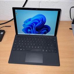 Microsoft Surface Pro 5 like new 8GB 256GB

Spec:
i5-7300U 2.70 GHZ (4 CPUs)

8Gb Ram with 256Gb SSD

INTEL HD GRAPHICS 630

2736 x 1824 Resolution 

Comes with Backlit Keyboard and Charger.