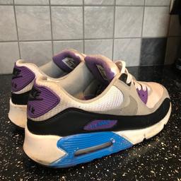 Nike air max 90 size 7.5 Uk both bubbles intact, these have been touched up in places but have plenty of life left in them