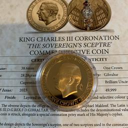 Gold Coins x2 of prince Charles coronation also a silver one now lower than 55
