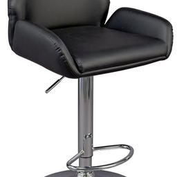 Barber/Breakfast Gas Lift Bar Stool - Black

💥New/other. Flat packed in the box💥

Size H 111cm, W 51cm, D 52.5cm
Adjustable seat height 64cm-85cm
Tubular metal frame with chrome legs
Faux leather seat pad
Footrest
Max user weight 130kg

💥 Check our other items 💥