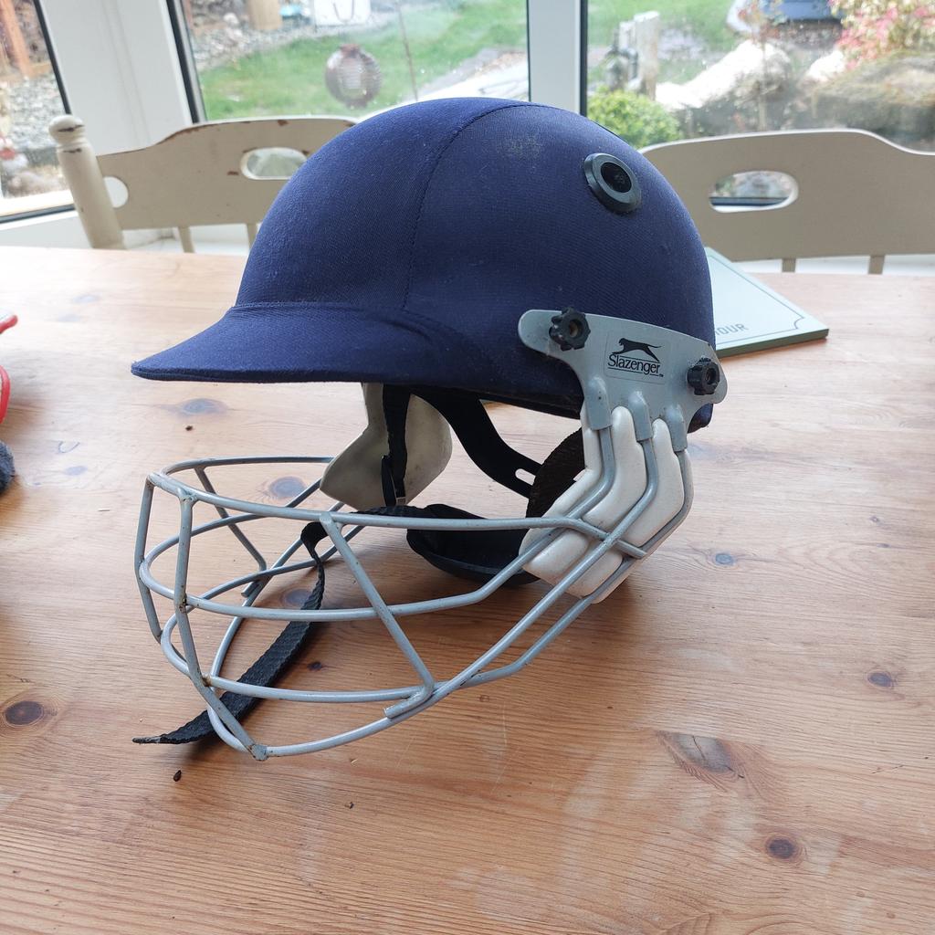 Youth sized slazenger cricket bat, helmet,gloves and pads plus cricket bag all in very reasonable condition. Can be sold separately if required.