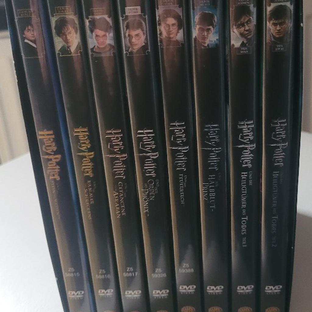 Ich verkaufe die Harry Potter Collection 8 Filme für