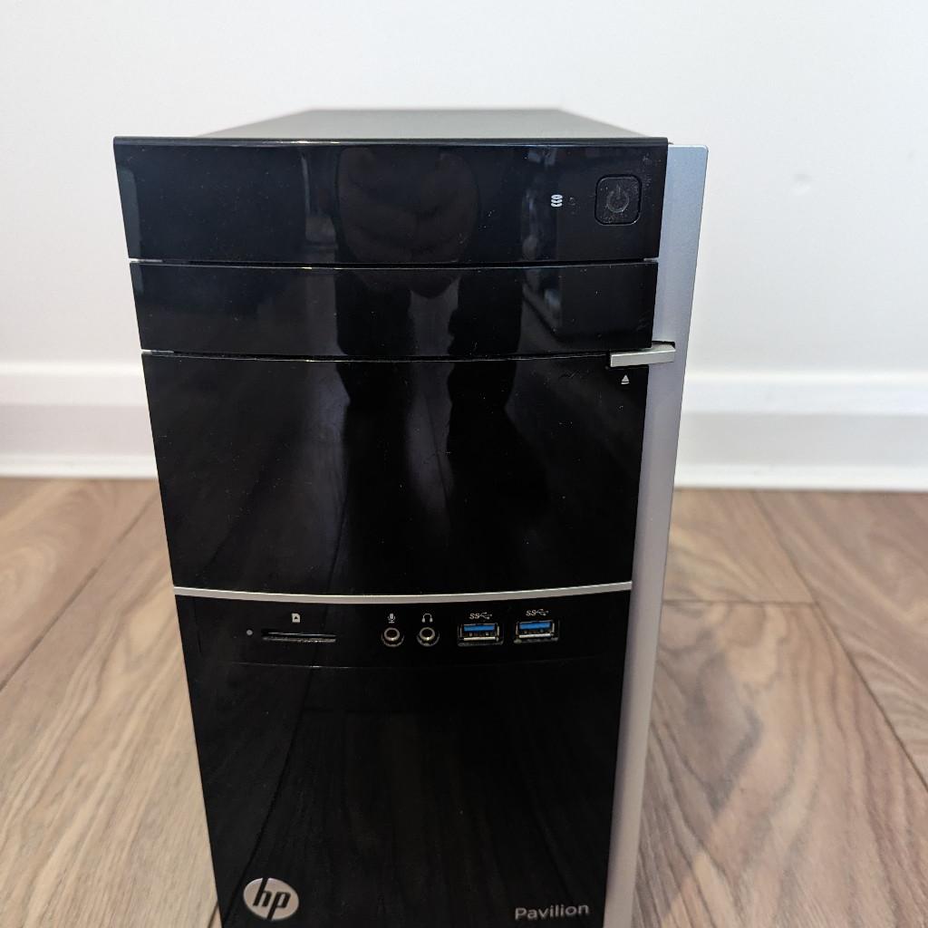 Selling older computer, used for studies.

CPU AMD A8-6500 APU with Radeon HD Graphics 3.50Ghz (4 cores)

Windows 10 Home

WIFI - great feature for desktop PC

16GB RAM

500GB HDD

Internal dvd drive and built in card reader, but never used. Dvd drive is not even connected inside.

Monitor Dell e170s

Keyboard and mouse 

Collection only LE3