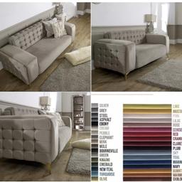 Bliss Sofas Luxury Ashley Sofa Exclusive Design

Luxury Plush Velvet Material
Available In 34 Colours Big Selection!
Made To Measure Or 1,2,3,4 Seater, Corner &
In L-Shaped.
Made Locally In house ,UK Made No Imports. 
Welcome To Visit Showroom
Full UK Delivery