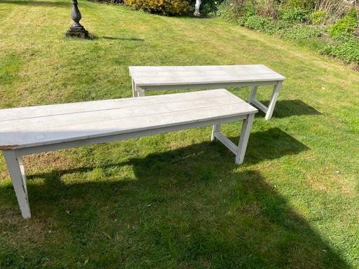 Buy & Sell Cheshire East Over Alderley - Cheshire East - Photos for Pair of reclaimed old pine benches