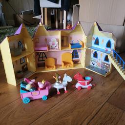 lots of diifferent peppa pig toys, playgrounds, funfair, palace, vehicles etc with lots of figures. ill take the nearest offer