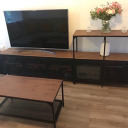For Sale - Ikea - Fjallbo Coffee Table, Shelving Unit & TV Bench. Very good condition £125 ovno.