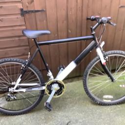 Men’s mountain bike 
Large frame 
Frame good but needs new crank lengths as seen in picture 
Been kept in shed 
Collection only E9 
£30