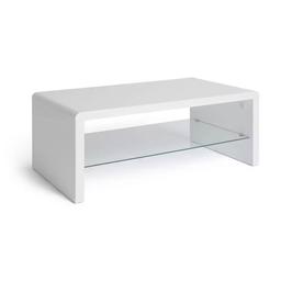 Habitat Sleigh 1 Shelf Coffee Table - White Gloss

🔶New/other🔶

Size H 40, W 100, D 55cm
Made from MDF and Glass
1 undershelf
Weight 19.4kg

🔶Check our other furniture🔶