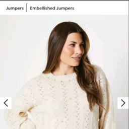Brand new with tags Wallis cream
Embellished jumper size small 10/12
Cost £45
PICK UP ONLY CAN'T DELIVER SORRY
WN8 8NS