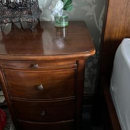 Good condition but one of the side tables need a bit of polish the other side table is great condition. Bought these for 500 originally selling cheap .. selling matching furniture separately. Buyer to collect and cash in hand or bank transfer accepted also .