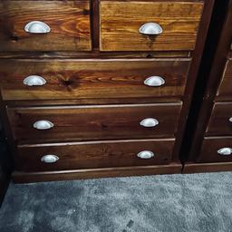 2 x Chest of drawers selling as a pair . Great condition. Also selling matching furniture separately. Buyer to collect . This item may not need dismantling but will require two persons help . Collection and cash or bank transfer both acceptable.
