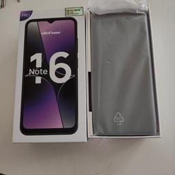 Ulefone Note 16 pro in mint condition. bought as a go between phone. unlocked to any network. factory reset and ready to go. Has all the labels and case included.