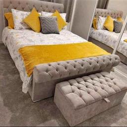Our luxurySleigh bed frame💛

🎨Comes in wide range of colours
Available Sizes
Single, Small Double, Double, KIngsize & Superking Size

✅ FREE Delivery now Available
✅Ottoman box available
✅Gas Lift (Optional)
✅ Includes slats & solid base
✅Cash on Delivery Accepted
✅Nationwide Delivery Available (T&C Apply)

If this looks like next dream bed then get in touch with us🌠

Shop this luxury bed frame for the most reasonable and honest prices💥

INBOX for further information📩
OR
WhatsApp us at +44 7424 461134