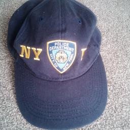 baseball cap. NY police dept.
