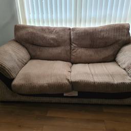 Brown pull out bed setee in good condition ..Can deliver within 3 miles for Free provided full asking price otherwise £25 delivery over 3 miles