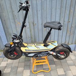 Ev ultra 2000w electric scooter needs nothing doing to it ive just brought new front and back tyres for it they will come on the scooter comes with charger keys and a speedo dose about 30/35mph big boy scooter  I don't want no swaps or no offers on this