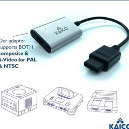Kaico HDMI Adapter for Nintendo SNES Famicom SFC N64 and GC with S-Video and Composite Support – Passthrough Plug and Play HDMI Adaptor Convertor by Kaico

UNBOXED.
