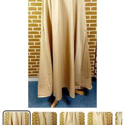 Zara very gorgeous 100% cotton oversize Caramel maxi dress. size large