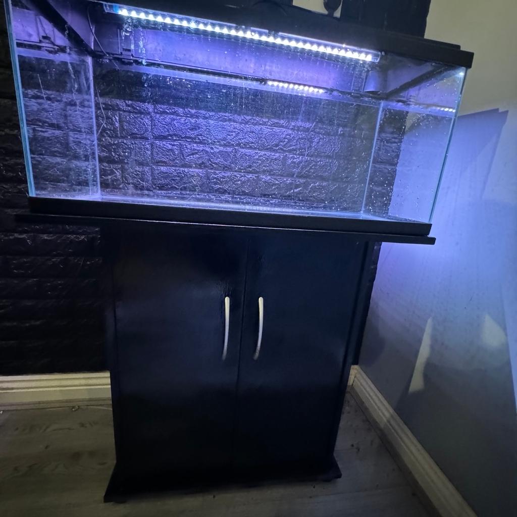 2.5 ft aquarium for sale
Great condition
All clean and washed out ready to go
Comes with heater filter tank stand light

£100
