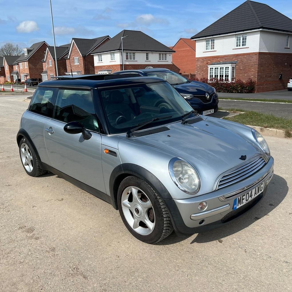 Mini Cooper 2004
Mileage:129,000
2 owners from new
1.6 petrol
No advisories
Little bit of paperwork
MOT until 19th December 2024
Opening pan roof
Great sporty run around good engine smooth drive