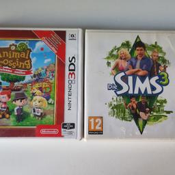 Zu verkaufen ist ein Nintendo 3 DS Spiel Animal Crossing Welcome Amiibo 20€.
Dazu gibt's die Sims 3.
Getestet und funktionsfähig.
Nur selbstabholung.