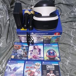 PS4+VR Bundle with games for both consoles. Everything is literally like brand new