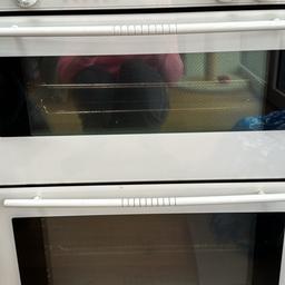 Old oven in working condition ,needs cleaning ,H 71cm, W 58.5cm
